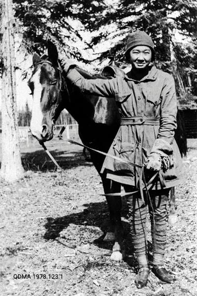 Yee Sing with horse